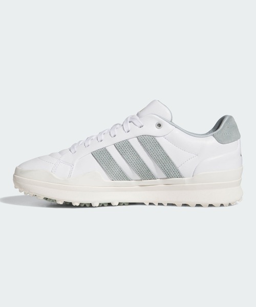 adidas(アディダス)の「レトロクロス GRIPMORE スパイクレス ゴルフ / RETROCROSS GRIPMORE SPIKELESS GOLF【adidas Golf/アディダスゴルフ】(スニーカー・メンズ・ホワイト×グリーン・24.5cm/25.5cm/26.5cm/27.5cm/28.5cm/25.0cm/26.0cm/27.0cm/28.0cm/29.0cm)」の6枚目の写真