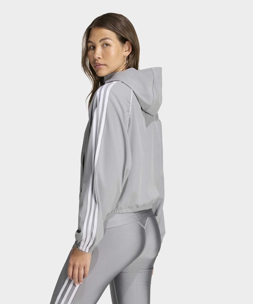 adidas(アディダス)の「アディダス オリジナルス スポーツ カバーアップジャケット / ハーフジップ / アディダス adidas(スウェット・レディース・グレー・XX-LARGE/LARGE/MEDIUM/SMALL/X-LARGE)」の9枚目の写真