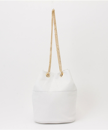 DouDou | 【Ｍaison Vincent】レザー巾着チェーンBAG(ショルダーバッグ)