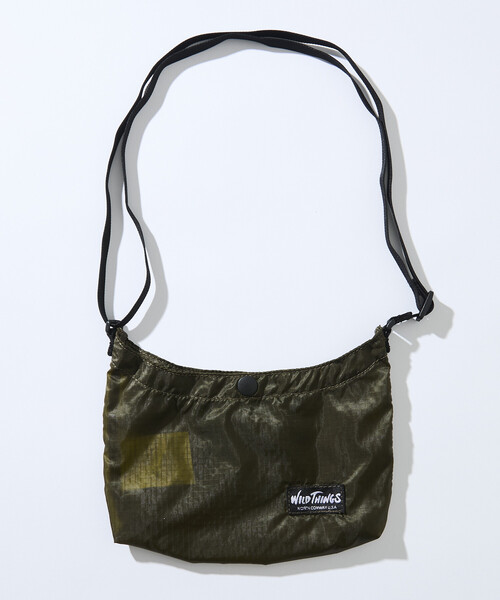 WILD THINGS(ワイルドシングス)の「限定展開 WILD THINGS/ワイルドシングス 別注PACKABLE MINI SHOULDER BAG(ショルダーバッグ・メンズ・チャコールグレー/オリーブ/ベージュ/ブラック・フリ-)」の13枚目の写真