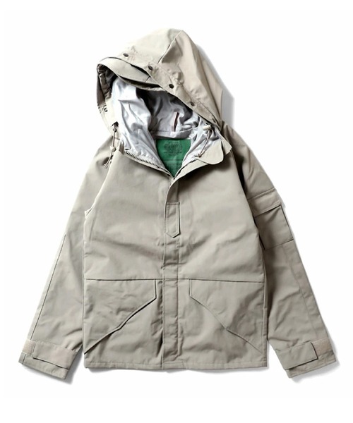 HOUSTON(ヒューストン)の「【26AW|カラー・サイズ追加】【9色・5サイズ展開】HOUSTON ヒューストン ECWCS PARKA 3レイヤー ボンディングナイロン エクワックス パーカー(マウンテンパーカー・メンズ・ブラウン系カモフラージュ/グリーン系カモフラージュ/ブラウン系/ウッドランド/ブラック/オリーブドラブ/デザートカモ/カモフラージュ/ライトグレー系・S/XL/L/M/XXL)」の2枚目の写真