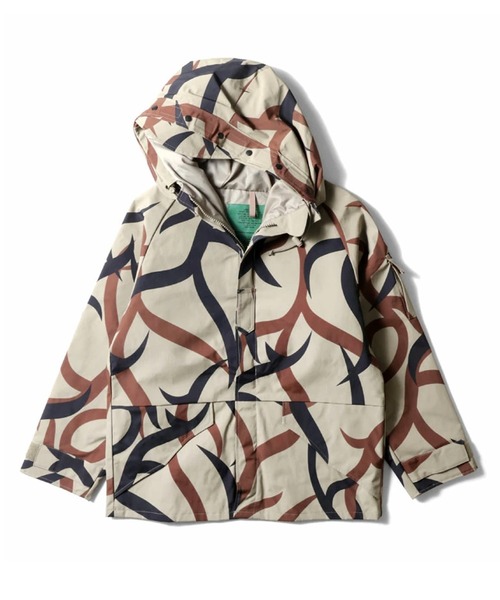 HOUSTON(ヒューストン)の「【26AW|カラー・サイズ追加】【9色・5サイズ展開】HOUSTON ヒューストン ECWCS PARKA 3レイヤー ボンディングナイロン エクワックス パーカー(マウンテンパーカー・メンズ・ブラウン系カモフラージュ/グリーン系カモフラージュ/ブラウン系/ウッドランド/ブラック/オリーブドラブ/デザートカモ/カモフラージュ/ライトグレー系・S/XL/L/M/XXL)」の5枚目の写真