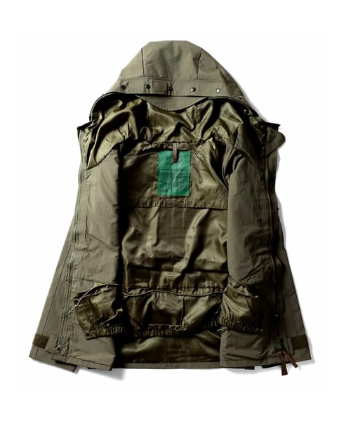 HOUSTON(ヒューストン)の「【26AW|カラー・サイズ追加】【9色・5サイズ展開】HOUSTON ヒューストン ECWCS PARKA 3レイヤー ボンディングナイロン エクワックス パーカー(マウンテンパーカー・メンズ・ブラウン系カモフラージュ/グリーン系カモフラージュ/ブラウン系/ウッドランド/ブラック/オリーブドラブ/デザートカモ/カモフラージュ/ライトグレー系・S/XL/L/M/XXL)」の15枚目の写真