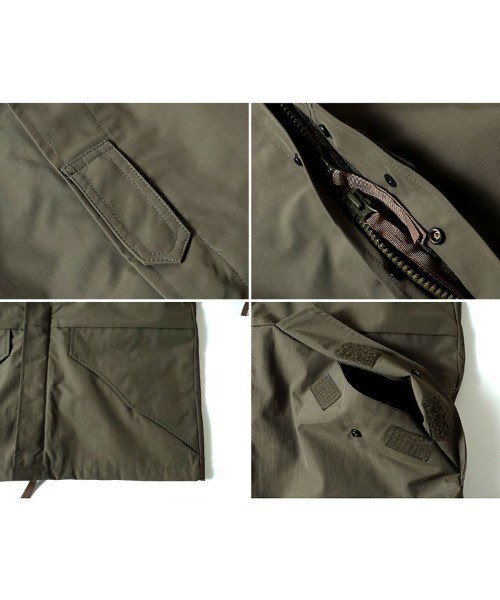 HOUSTON(ヒューストン)の「【26AW|カラー・サイズ追加】【9色・5サイズ展開】HOUSTON ヒューストン ECWCS PARKA 3レイヤー ボンディングナイロン エクワックス パーカー(マウンテンパーカー・メンズ・ブラウン系カモフラージュ/グリーン系カモフラージュ/ブラウン系/ウッドランド/ブラック/オリーブドラブ/デザートカモ/カモフラージュ/ライトグレー系・S/XL/L/M/XXL)」の18枚目の写真