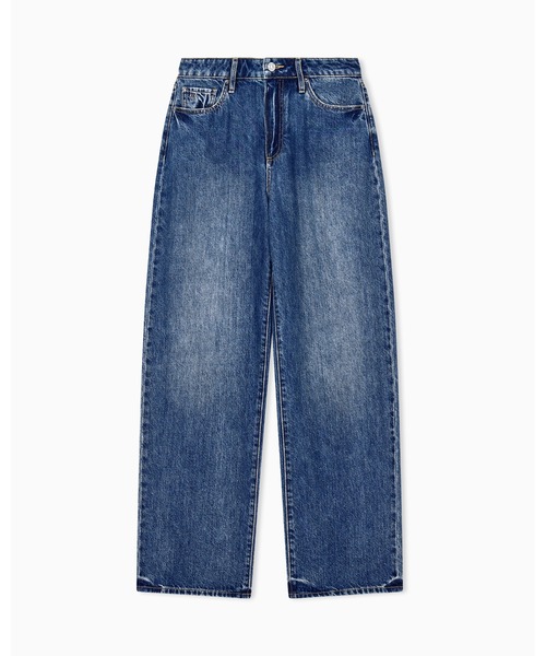 ARMANI EXCHANGE(アルマーニエクスチェンジ)の「【A|X アルマーニ エクスチェンジ】ストーンウォッシュ ヴィンテージブルー デニムパンツ_J38 RELAXED(デニムパンツ・レディース・インディゴブルー・24inch/25inch/26inch/27inch/28inch/29inch/30inch)」の6枚目の写真