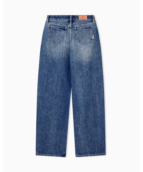 ARMANI EXCHANGE(アルマーニエクスチェンジ)の「【A|X アルマーニ エクスチェンジ】ストーンウォッシュ ヴィンテージブルー デニムパンツ_J38 RELAXED(デニムパンツ・レディース・インディゴブルー・24inch/25inch/26inch/27inch/28inch/29inch/30inch)」の7枚目の写真
