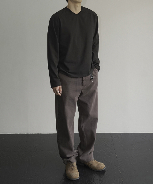 SIIIIDO(シド)の「MARK PANTS(BROWN)(その他パンツ・メンズ・その他・1/2/3)」の1枚目の写真