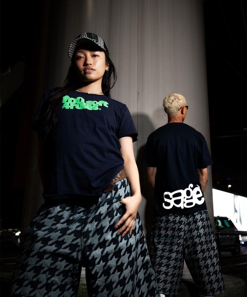 SAGE（セージ）の「SAGE / セイジ too soft 4 rules Tee（Tシャツ/カットソー・レディース・ホワイト/ネイビー・SMALL）」の13枚目の写真