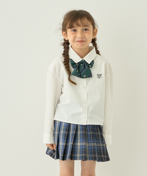 Lycee mine(リセマイン)の「【ハロウィン】ワイドシルエットミニ丈シャツ(シャツ/ブラウス・キッズ・オフホワイト/サックスブルー・S(100-110cm)/M(120-130cm)/L(140-150cm))」の5枚目の写真