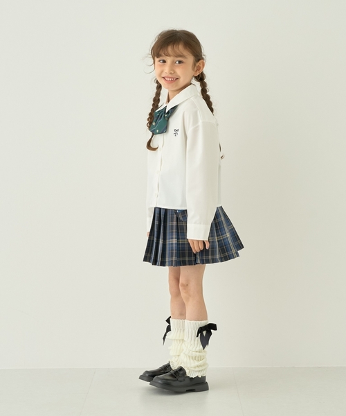Lycee mine(リセマイン)の「【ハロウィン】ワイドシルエットミニ丈シャツ(シャツ/ブラウス・キッズ・オフホワイト/サックスブルー・S(100-110cm)/M(120-130cm)/L(140-150cm))」の6枚目の写真