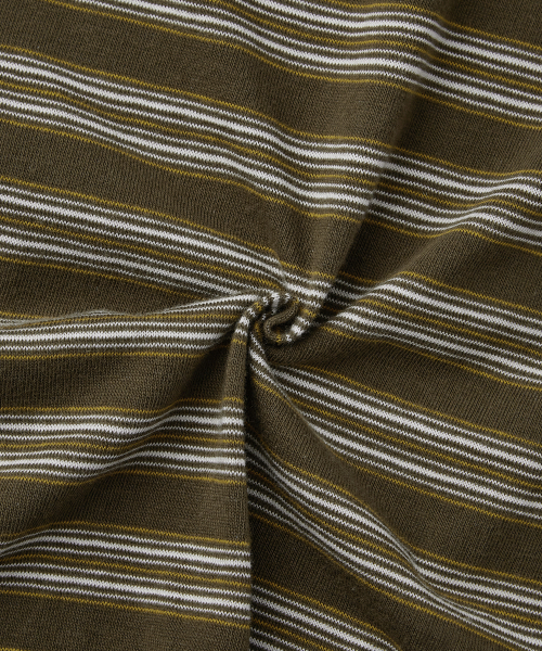 OUTSTANDING(アウトスタンディング)の「MULTI STRIPE POCKET LONG SLEEVE_YELLOW/OLIVE(Tシャツ/カットソー・メンズ・その他・SMALL/MEDIUM/LARGE)」の7枚目の写真