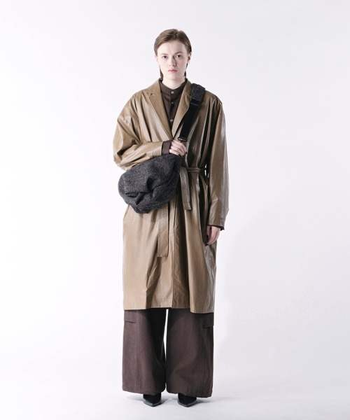 Cote&Ciel(コートエシエル)の「【cote&ciel/コートエシエル】 Orne Tweed Anthracite / ショルダーバッグ(ショルダーバッグ・メンズ・ブラック×グレー・FREE)」の5枚目の写真