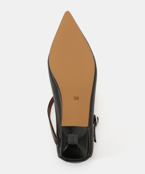 Spick & Span(スピックアンドスパン)の「REMME/レメ ポインテッドメリージェーン(パンプス・レディース・ブラウン/ブラック・38/37/36)」の9枚目の写真