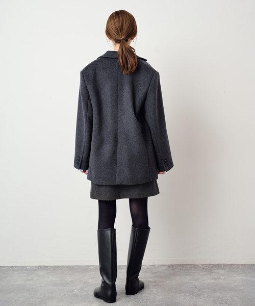 SLOBE IENA(スローブイエナ)の「ウールポケットミニスカート(スカート・レディース・チャコールグレー・36/38)」の11枚目の写真