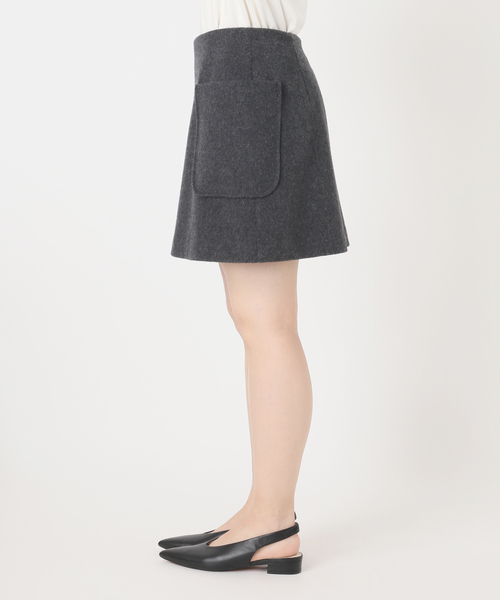 SLOBE IENA(スローブイエナ)の「ウールポケットミニスカート(スカート・レディース・チャコールグレー・36/38)」の13枚目の写真
