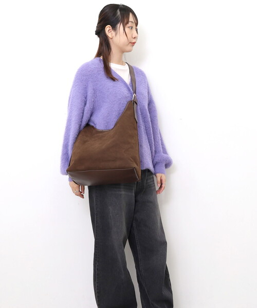 COOCO(クーコ)の「ショルダーアレンジワンショルダーバッグ/A4対応(ショルダーバッグ・レディース・ブラウン/ブラック/ブルーグリーン・FREE)」の4枚目の写真