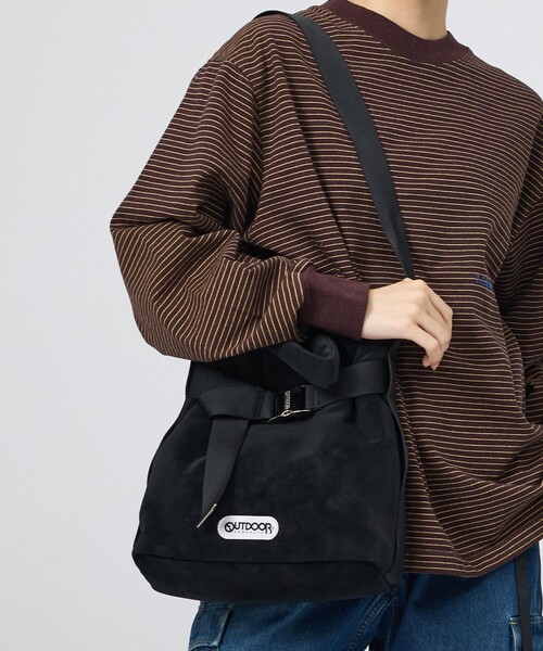 OUTDOOR PRODUCTS（アウトドアプロダクツ）の「【OUTDOOR PRODUCTS / アウトドアプロダクツ】2WAY巾着ベルトトートバッグ/NUBUCK[S]/トートバッグ（トートバッグ・レディース・ブラック/グレー/ベージュ・フリー）」の18枚目の写真
