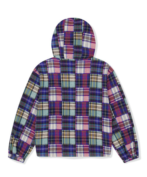WKNDRS(ウィーキャンドース)の「PATCHWORK HOOD JACKET (L.MIX)(パーカー・レディース・その他・MEDIUM/LARGE/X-LARGE)」の2枚目の写真