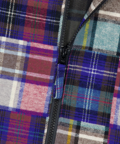 WKNDRS(ウィーキャンドース)の「PATCHWORK HOOD JACKET (L.MIX)(パーカー・レディース・その他・MEDIUM/LARGE/X-LARGE)」の4枚目の写真