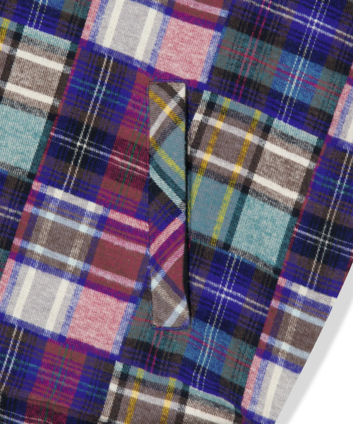 WKNDRS(ウィーキャンドース)の「PATCHWORK HOOD JACKET (L.MIX)(パーカー・レディース・その他・MEDIUM/LARGE/X-LARGE)」の6枚目の写真