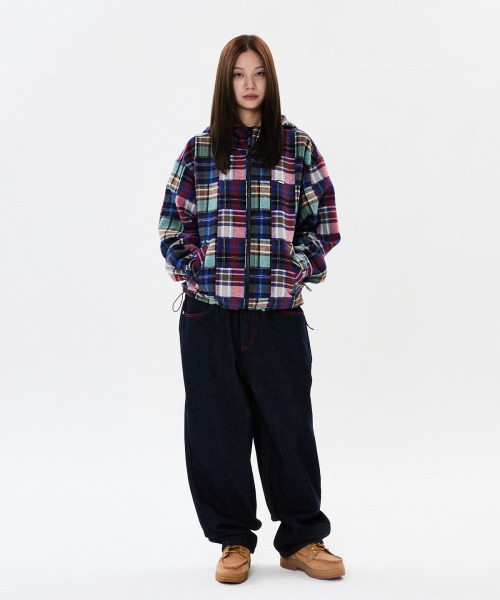 WKNDRS(ウィーキャンドース)の「PATCHWORK HOOD JACKET (L.MIX)(パーカー・レディース・その他・MEDIUM/LARGE/X-LARGE)」の9枚目の写真