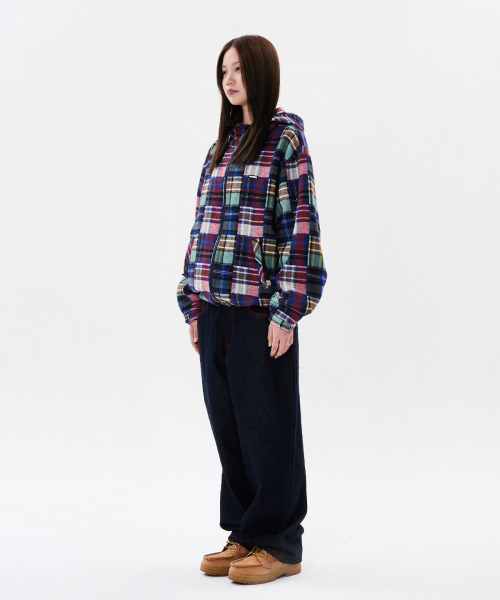 WKNDRS(ウィーキャンドース)の「PATCHWORK HOOD JACKET (L.MIX)(パーカー・レディース・その他・MEDIUM/LARGE/X-LARGE)」の10枚目の写真