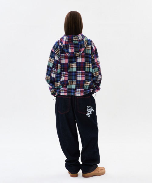 WKNDRS(ウィーキャンドース)の「PATCHWORK HOOD JACKET (L.MIX)(パーカー・レディース・その他・MEDIUM/LARGE/X-LARGE)」の11枚目の写真