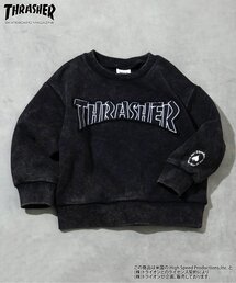THRASHER（スラッシャー）の「【リンク】THRASHER ロゴアップリケトレーナー（スウェット）」