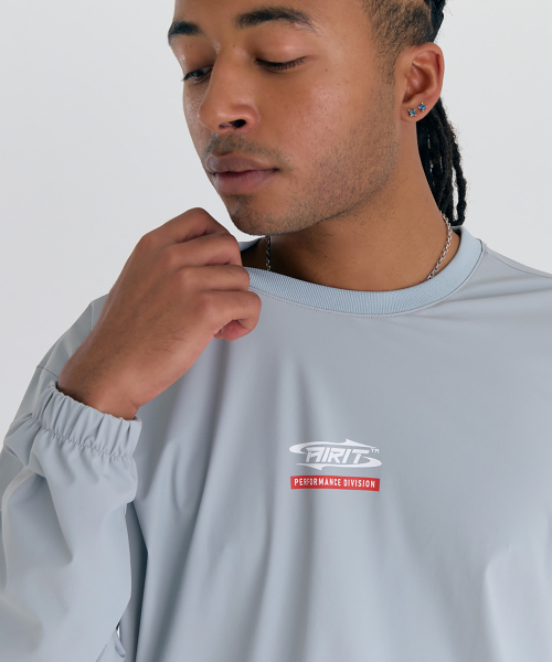 AIRIT(アイリット)の「インパルス オールラウンドピステ AM1245 GY(Tシャツ/カットソー・メンズ・ライトグレー・XXX-LARGE/XX-LARGE/X-LARGE)」の3枚目の写真