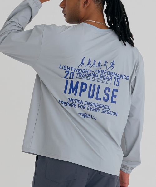 AIRIT(アイリット)の「インパルス オールラウンドピステ AM1245 GY(Tシャツ/カットソー・メンズ・ライトグレー・XXX-LARGE/XX-LARGE/X-LARGE)」の4枚目の写真