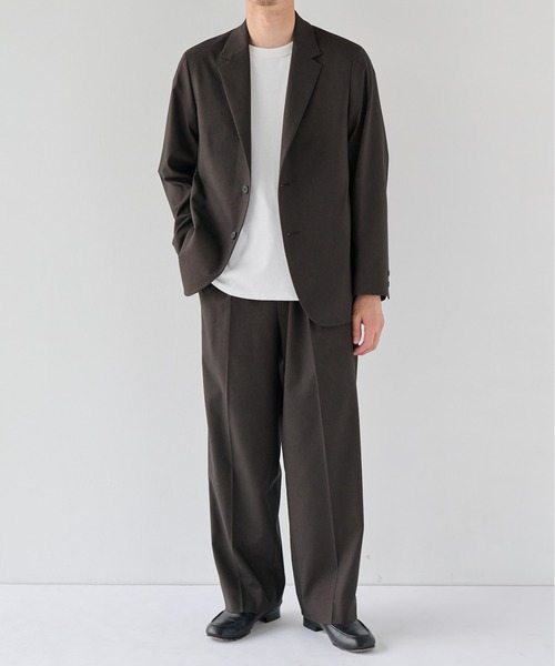 PUBLIC TOKYO（パブリックトウキョウ）の「【WEB限定26AW先行予約】 COMFORTエバークリースストレート（スラックス・メンズ・ブラック/ダークブラウン/ダークグレー・1/2/3）」の7枚目の写真