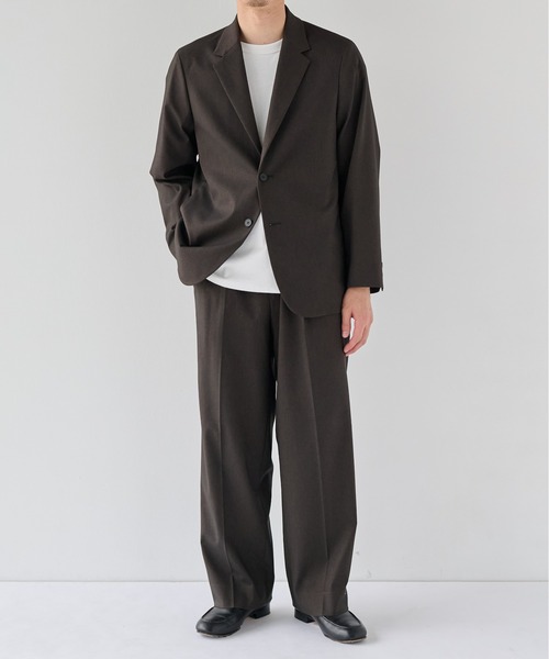 PUBLIC TOKYO（パブリックトウキョウ）の「【WEB限定26AW先行予約】 COMFORTエバークリースストレート（スラックス・メンズ・ブラック/ダークブラウン/ダークグレー・1/2/3）」の8枚目の写真