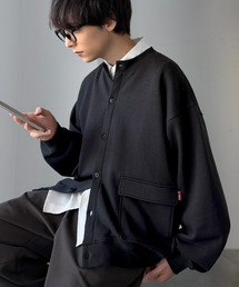 Java（ジャバ）の「《JaVaジャバコラボ》ただのカーデじゃ、物足りない。ヘビーウェイト 綿混裏起毛クルーネックカーディガン（カーディガン/ボレロ）」