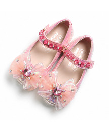FROMBEBE（フロムベベ）の「Charlotte スノーフレーク ビジュー LED スリッポン（ドレスシューズ）」