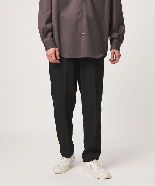 green label relaxing（グリーンレーベルリラクシング）の「TRカルゼ 裏起毛 オルマイ パンツ  R2 -2WAYストレッチ-（その他パンツ・メンズ・ダークブラウン/ブラック/ネイビー/ダークグリーン・M/S/XL/L）」の2枚目の写真