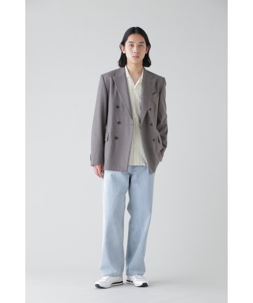 YLEVE（イレーヴ）の「YLEVE /  WOOL CHAMBRAY FLANNEL JK（テーラードジャケット・メンズ・ベージュ・5）」の2枚目の写真