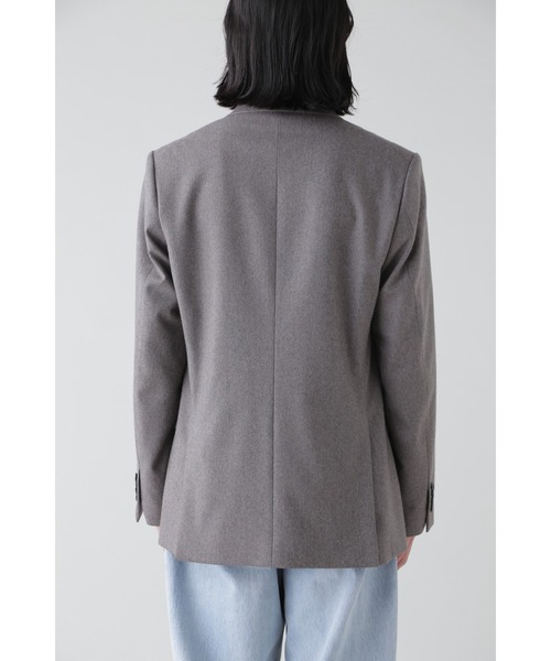 YLEVE（イレーヴ）の「YLEVE /  WOOL CHAMBRAY FLANNEL JK（テーラードジャケット・メンズ・ベージュ・5）」の3枚目の写真