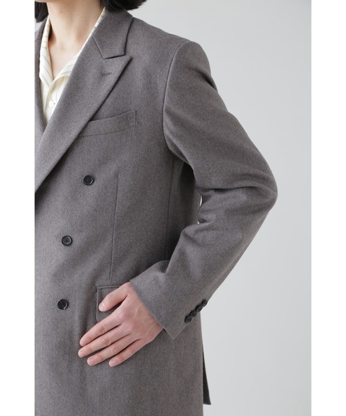 YLEVE（イレーヴ）の「YLEVE /  WOOL CHAMBRAY FLANNEL JK（テーラードジャケット・メンズ・ベージュ・5）」の6枚目の写真