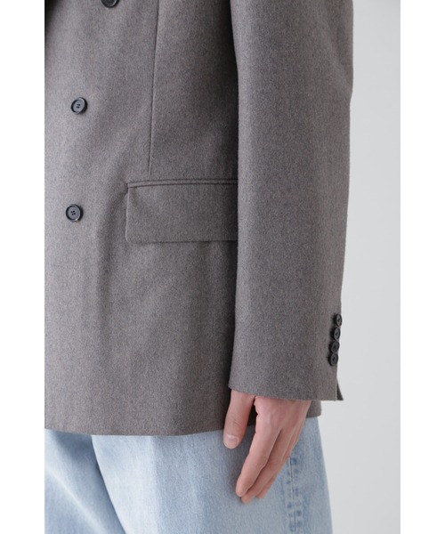 YLEVE（イレーヴ）の「YLEVE /  WOOL CHAMBRAY FLANNEL JK（テーラードジャケット・メンズ・ベージュ・5）」の7枚目の写真