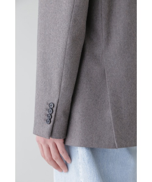 YLEVE（イレーヴ）の「YLEVE /  WOOL CHAMBRAY FLANNEL JK（テーラードジャケット・メンズ・ベージュ・5）」の8枚目の写真