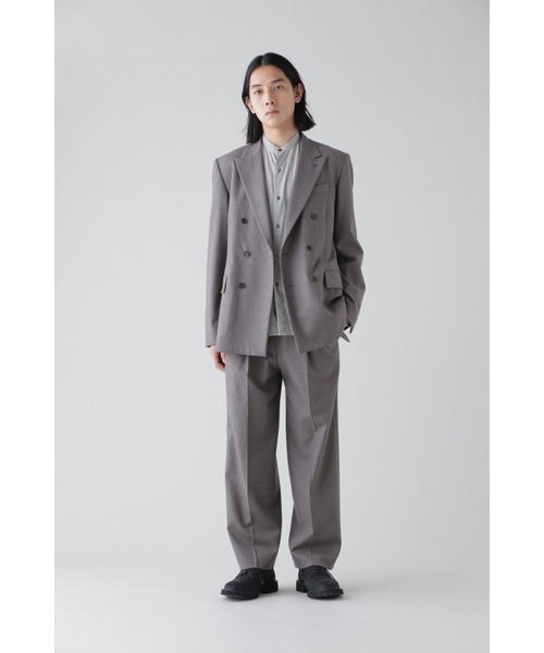YLEVE（イレーヴ）の「YLEVE /  WOOL CHAMBRAY FLANNEL JK（テーラードジャケット・メンズ・ベージュ・5）」の9枚目の写真