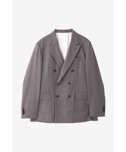 YLEVE（イレーヴ）の「YLEVE /  WOOL CHAMBRAY FLANNEL JK（テーラードジャケット・メンズ・ベージュ・5）」の10枚目の写真
