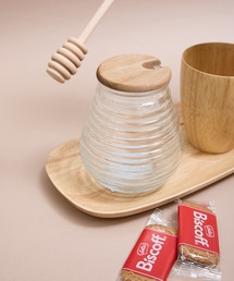 COMMON WARE（コモンウェアー）の「MRW : アカシアハニージャー マドラー付き（キッチン収納）」