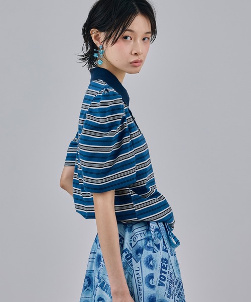 NON TOKYO（ノントーキョー）の「FLOWER BRANCH EARRINGS（イヤリング・レディース・ブルー/パープル・FREE）」の4枚目の写真