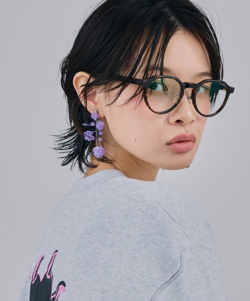 NON TOKYO（ノントーキョー）の「FLOWER BRANCH EARRINGS（イヤリング・レディース・ブルー/パープル・FREE）」の9枚目の写真