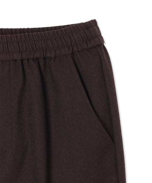 LE SOUK HOLIDAY(ルスークホリデー)の「ウールライクワイドパンツ【後ろウエストゴム】(その他パンツ・レディース・ダークブラウン/ブラック・M/L)」の13枚目の写真