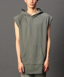 MONKEY TIME | ＜monkey time＞ ウラケ プルオーバー マッスル スリーブ/パーカー◆(パーカー)