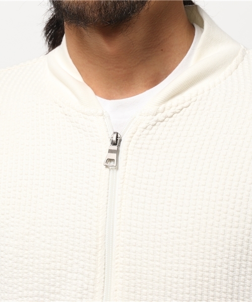 VENCEEXCHANGE(ヴァンスエクスチェンジ)の「サッカー5分袖MA-1 (MA-1・メンズ・ブラック/オフホワイト/ダークグリーン・LARGE/MEDIUM)」の9枚目の写真