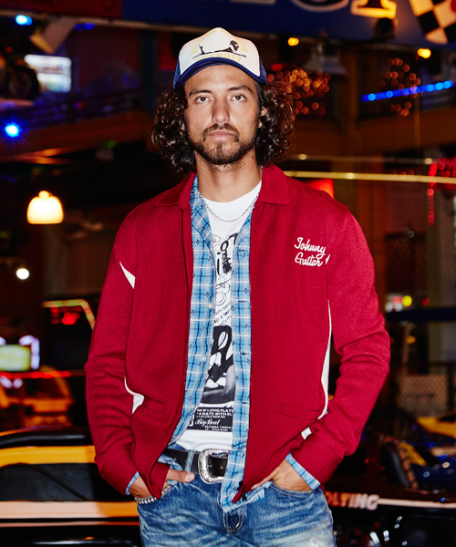 HYSTERIC GLAMOUR（ヒステリックグラマー）の「SUICIDE SALLY刺繍 BZ（カーディガン/ボレロ・メンズ・ホワイト/レッド/ブラック・MEDIUM/SMALL）」の3枚目の写真