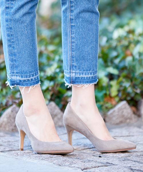 ADAM ET ROPE'（アダムエロペ）の「ボロネーゼパンプス（パンプス・レディース・ブルー/グレー/キャメル/ブラック/ピンク・24.5cm/23.5cm/22.5cm/23.0cm/24.0cm/25.0cm/22cm）」の20枚目の写真